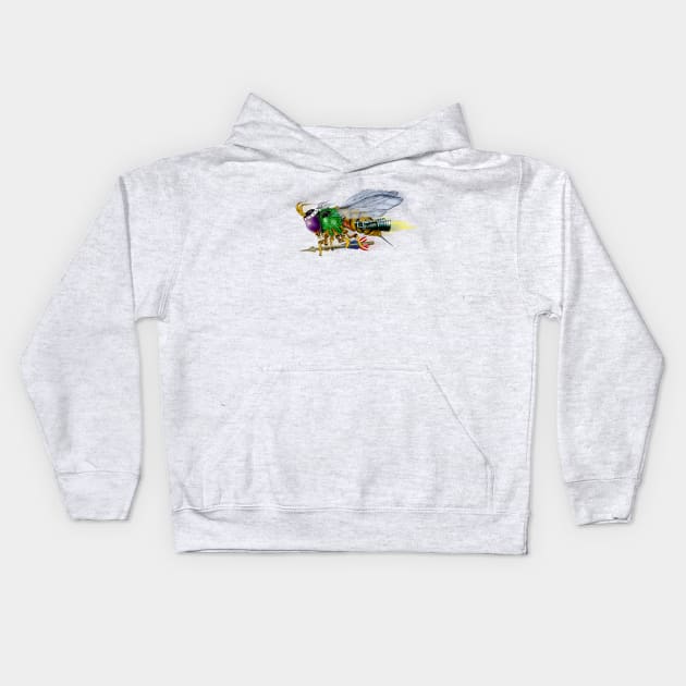 Killer Bee Upgrade Kids Hoodie by Dual Rogue